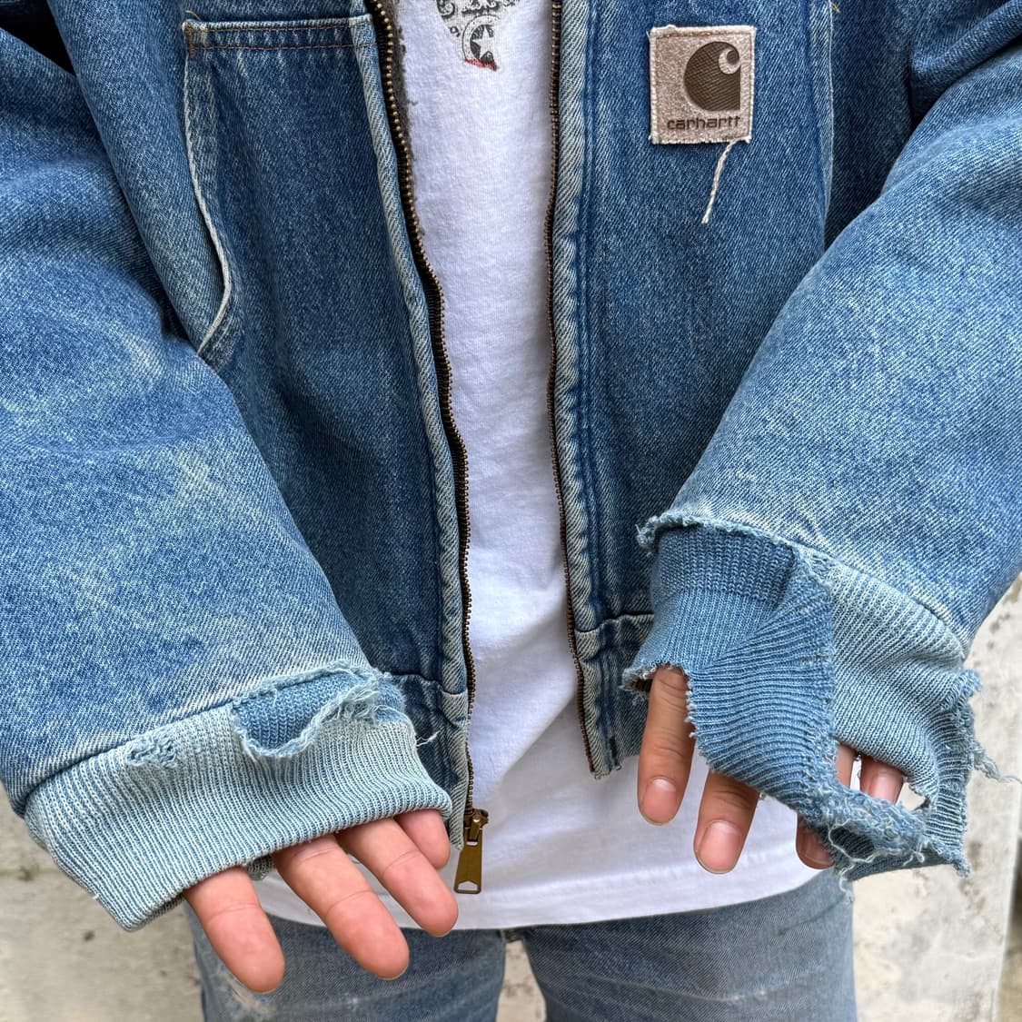 Carhartt 데님 액티브 자켓 (105-110) 상품이미지2
