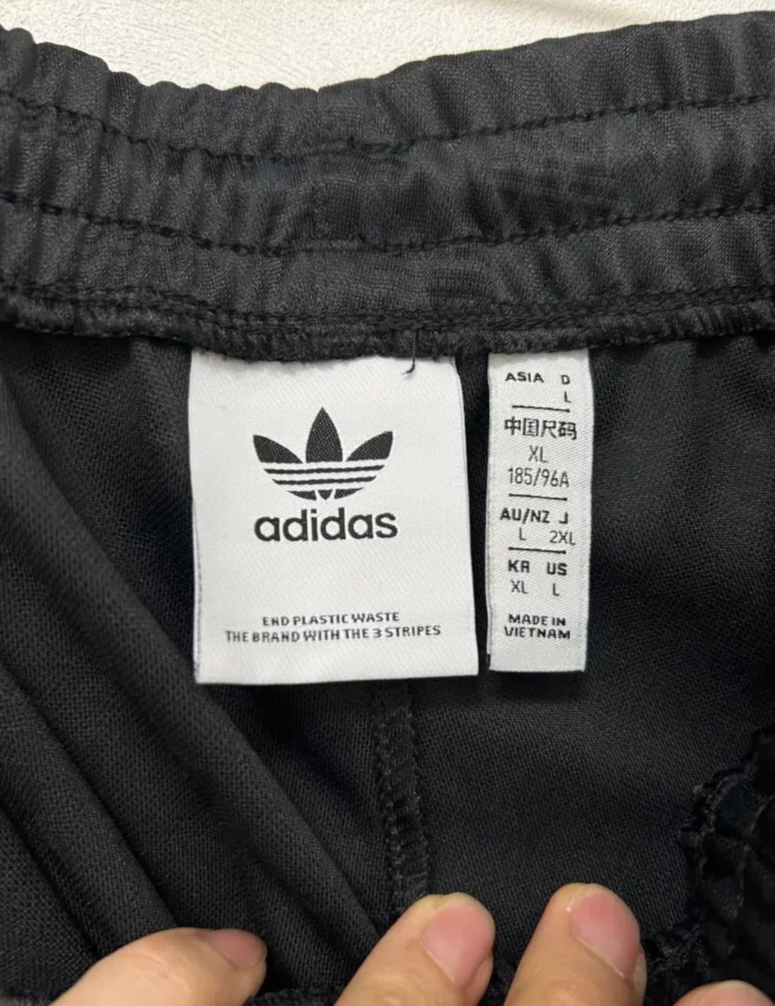 아디다스 블랙 트레이닝복 XL 상하의 세트 상품이미지3