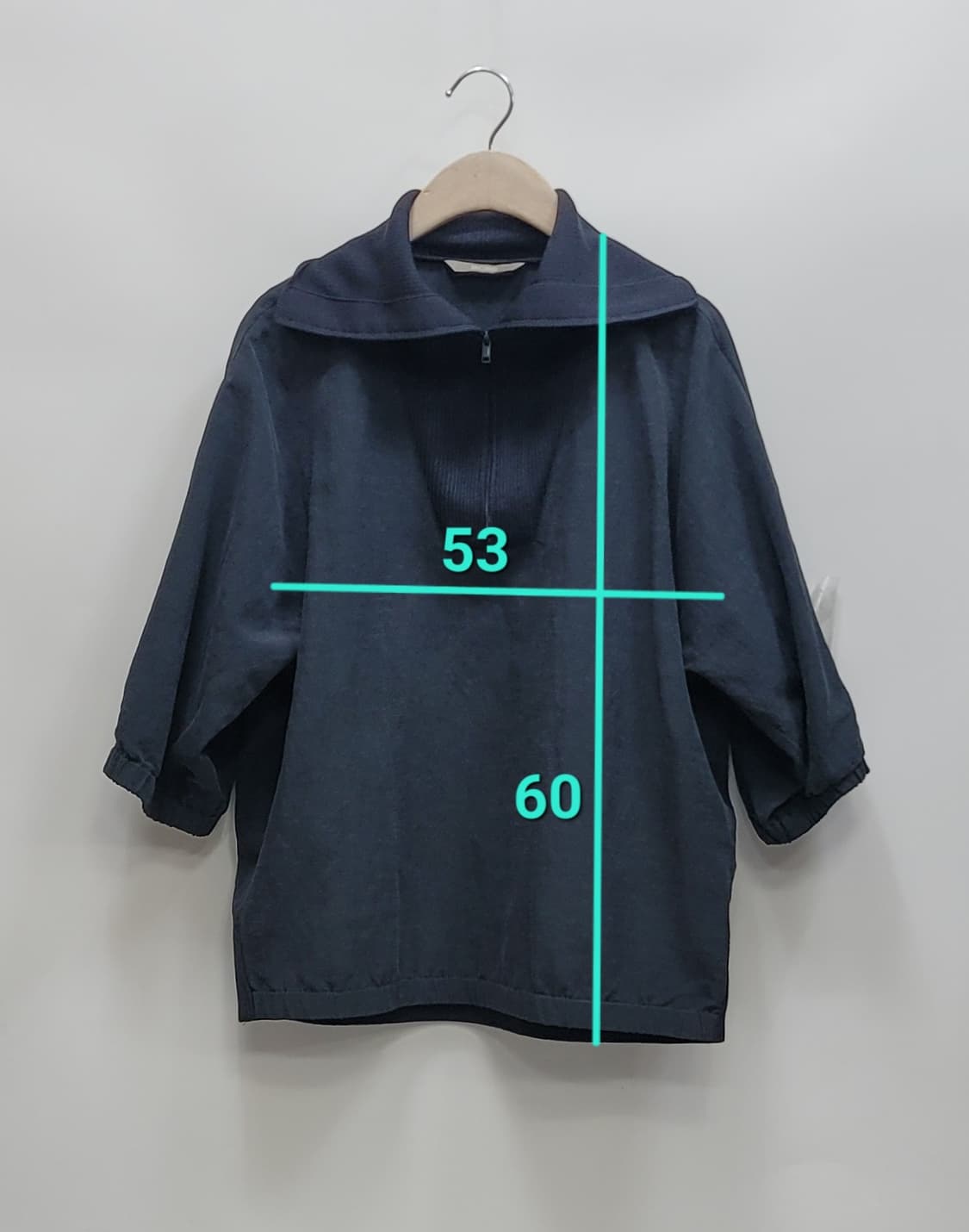 BCBG 21SS 니트 하이넥 반팔 하프 집업  / 여 88-96-160 상품이미지10