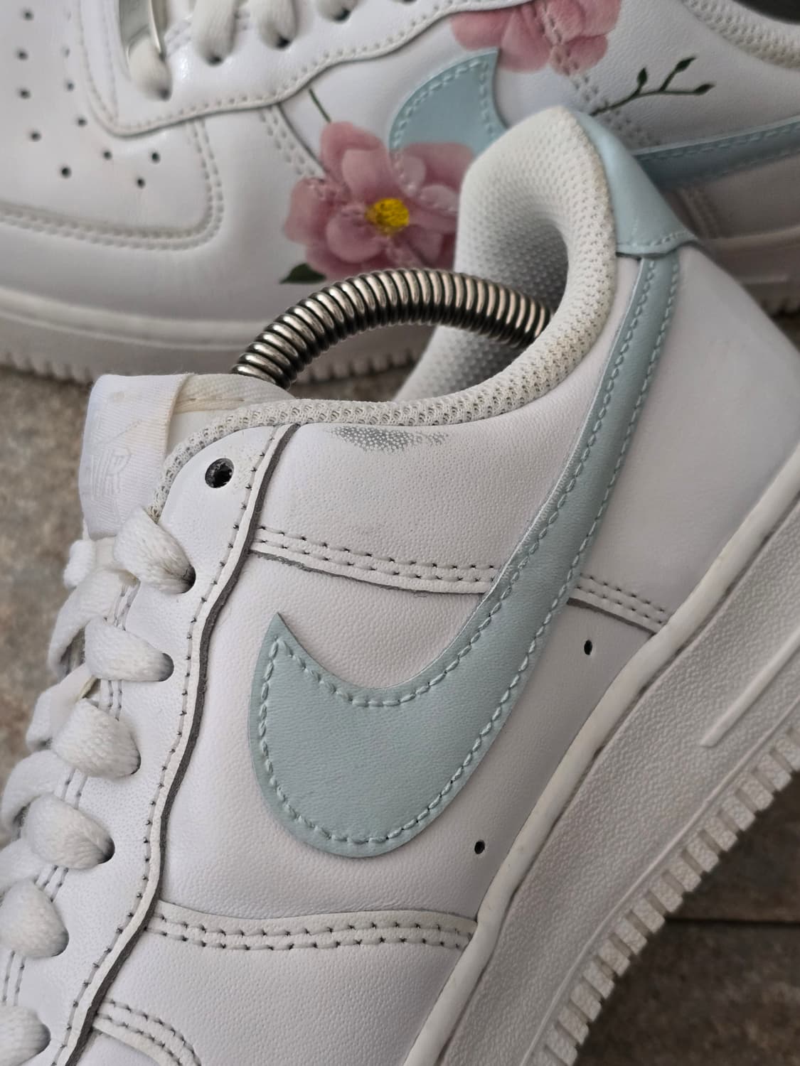 (235)나이키 에어포스 1 07 플라워 커스텀  상품이미지6