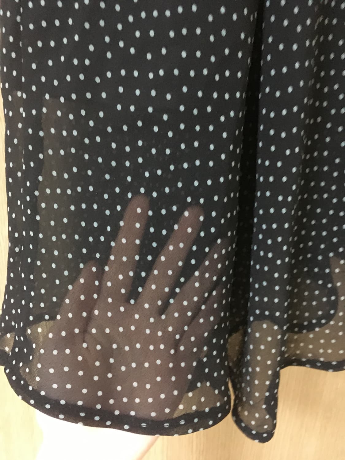 Dot unbalance skirt 상품이미지3
