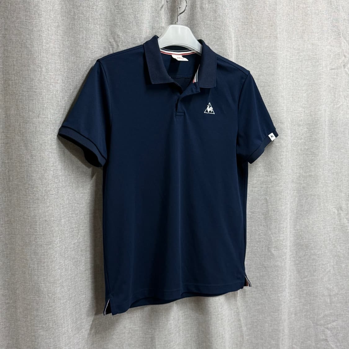 [L] 르꼬끄 스포르티브 네이비 반팔 카라 폴로 티셔츠 상품이미지3