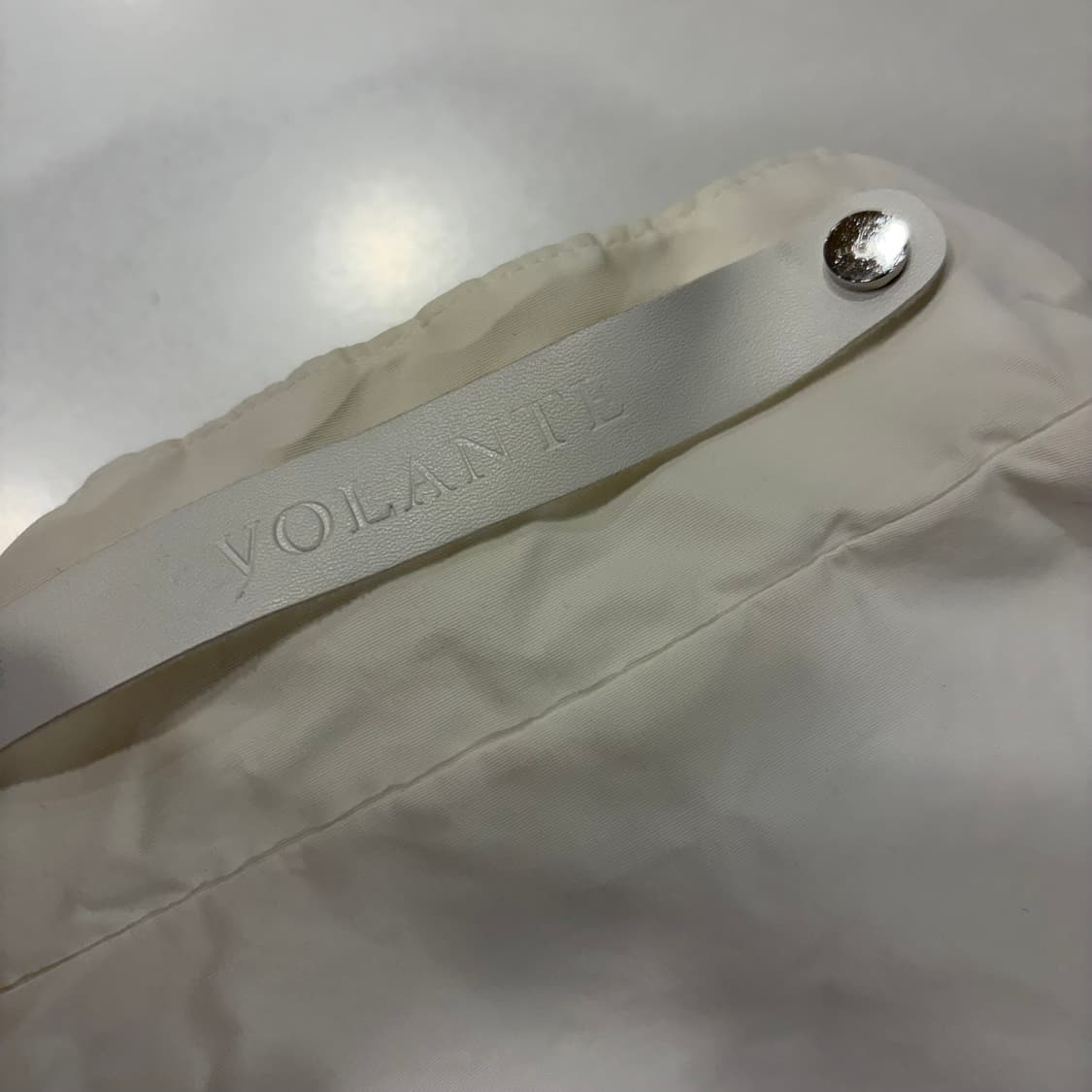 [1] VOLANTE 볼란테 나일론 화이트 봄버 자켓 C847 상품이미지9