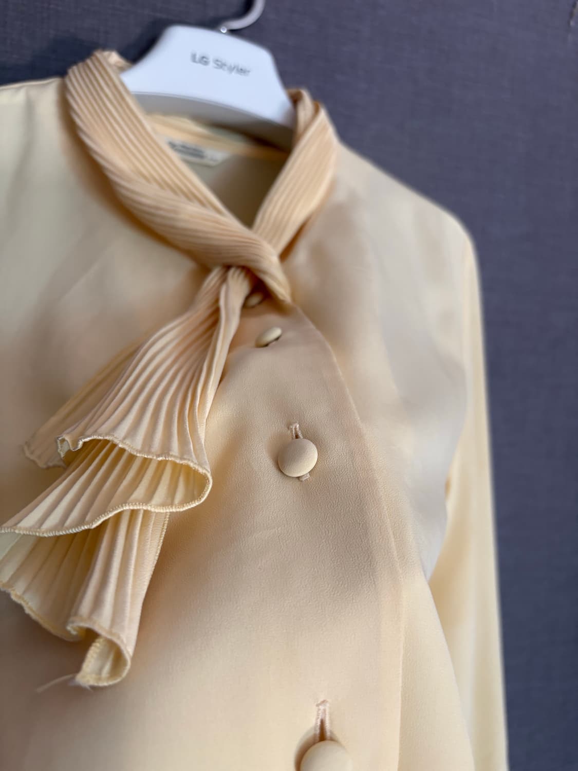 넥타이 블라우스 옐로우 Japan 상품이미지3