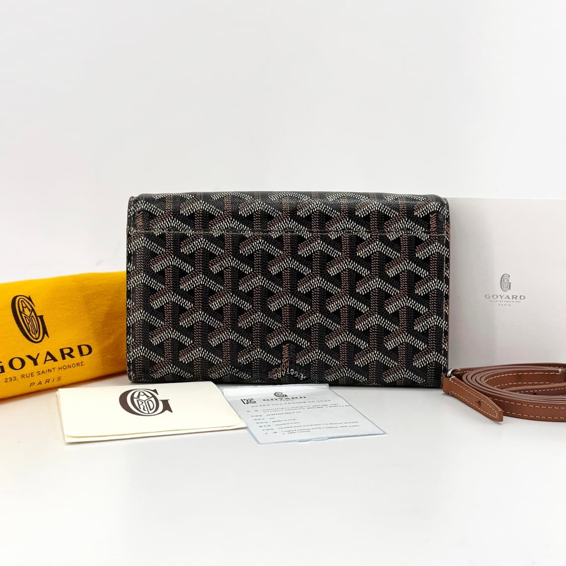 고야드 바렌 3 미니 크로스백 블랙텐 상품이미지3