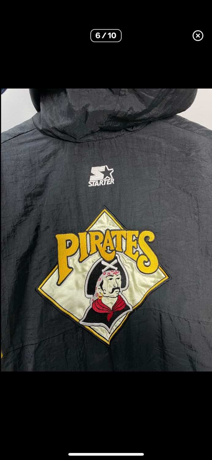 스타터 올드스쿨 피츠버그 파이리츠 아노락 바람막이 A3258 상품이미지6