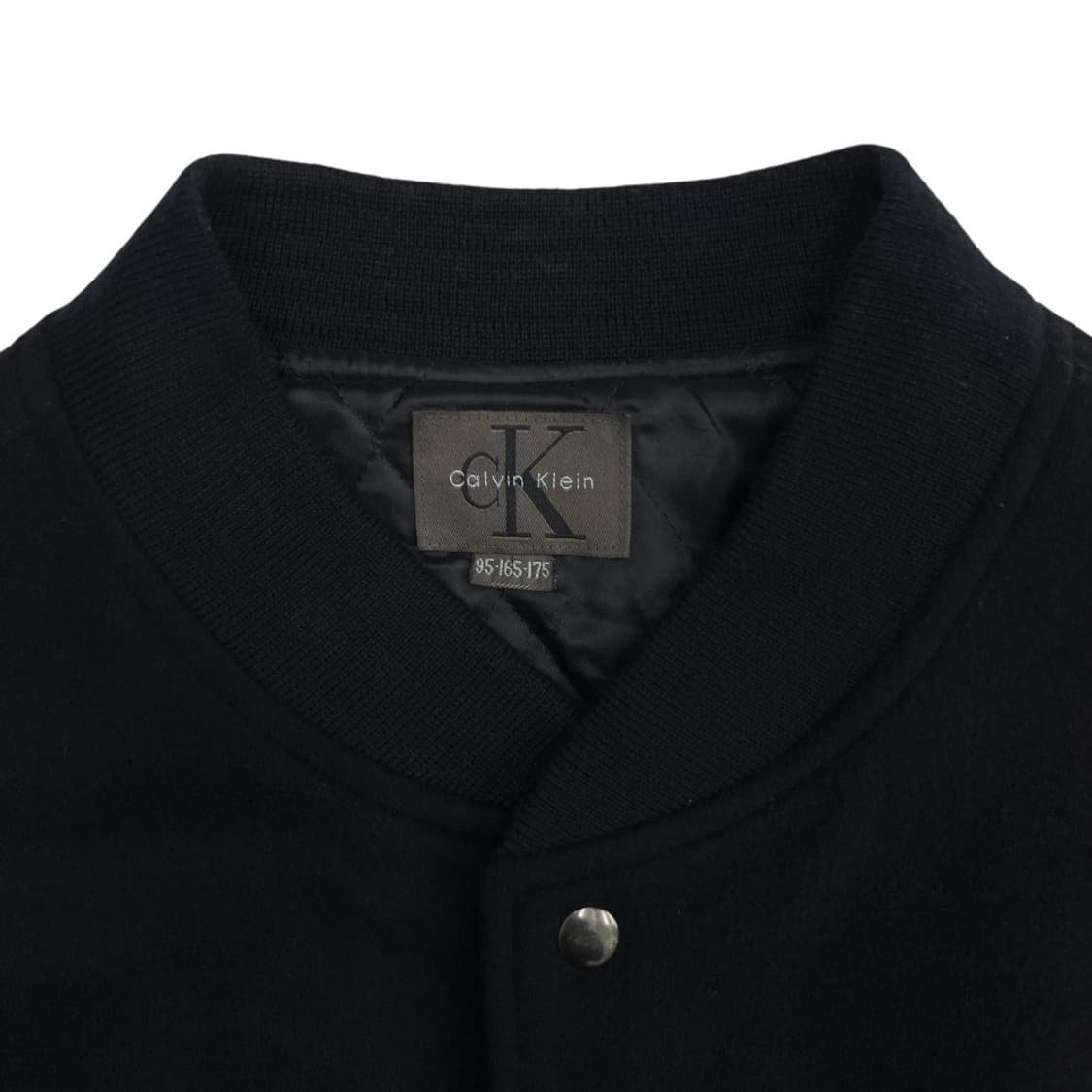 캘빈클라인 블랙 바시티 모 가죽자켓 95 상품이미지4