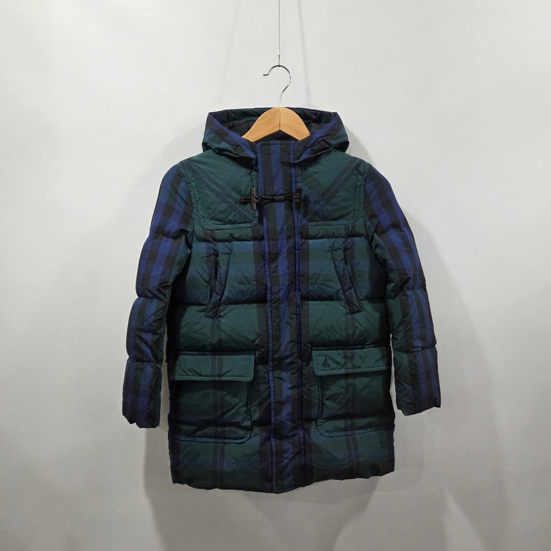 빈폴 키즈 구스다운 체크 패딩 145 상품이미지1