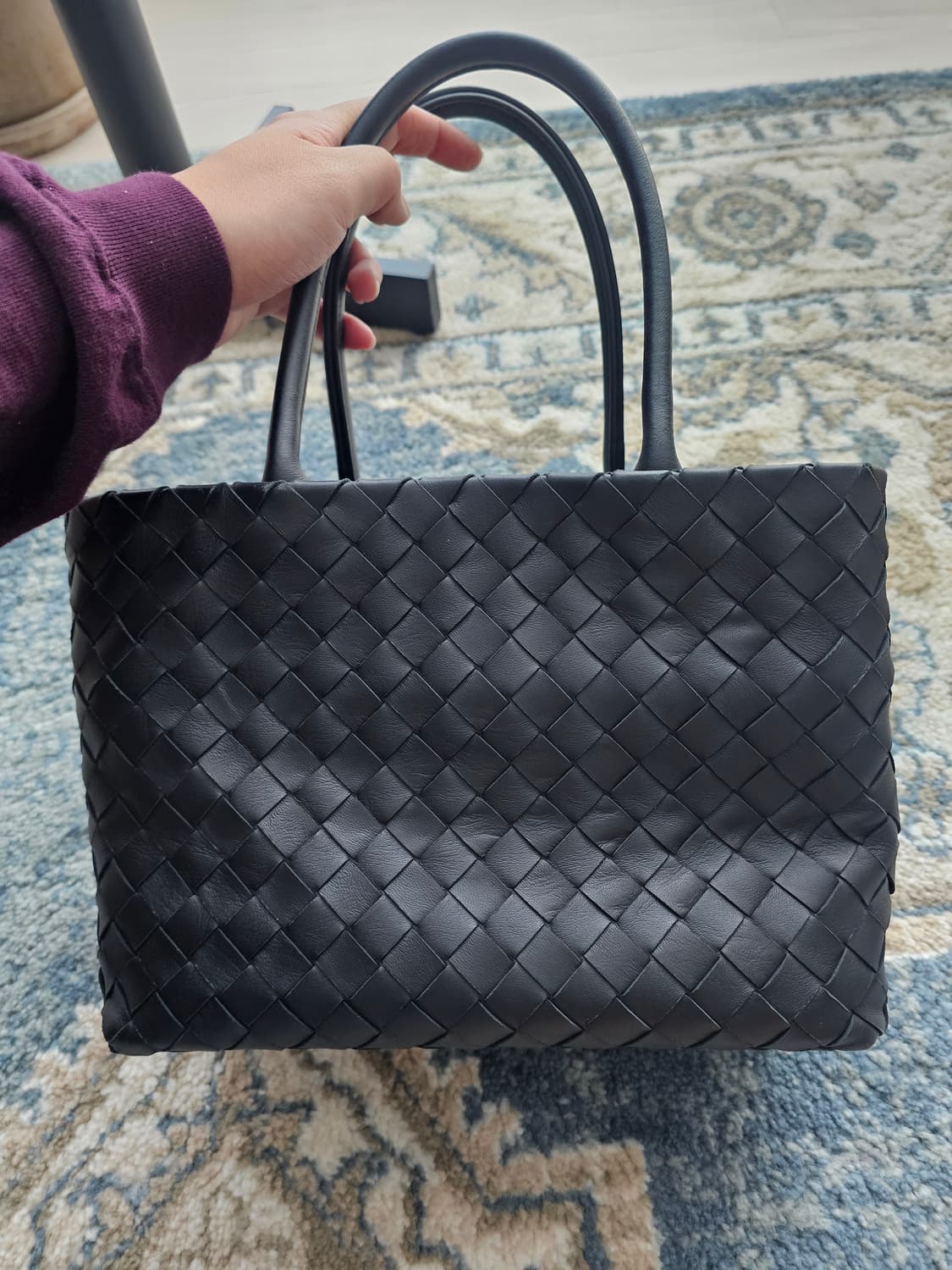 보테가베네타 인트레치아토 램스킨 토트백 상품이미지6