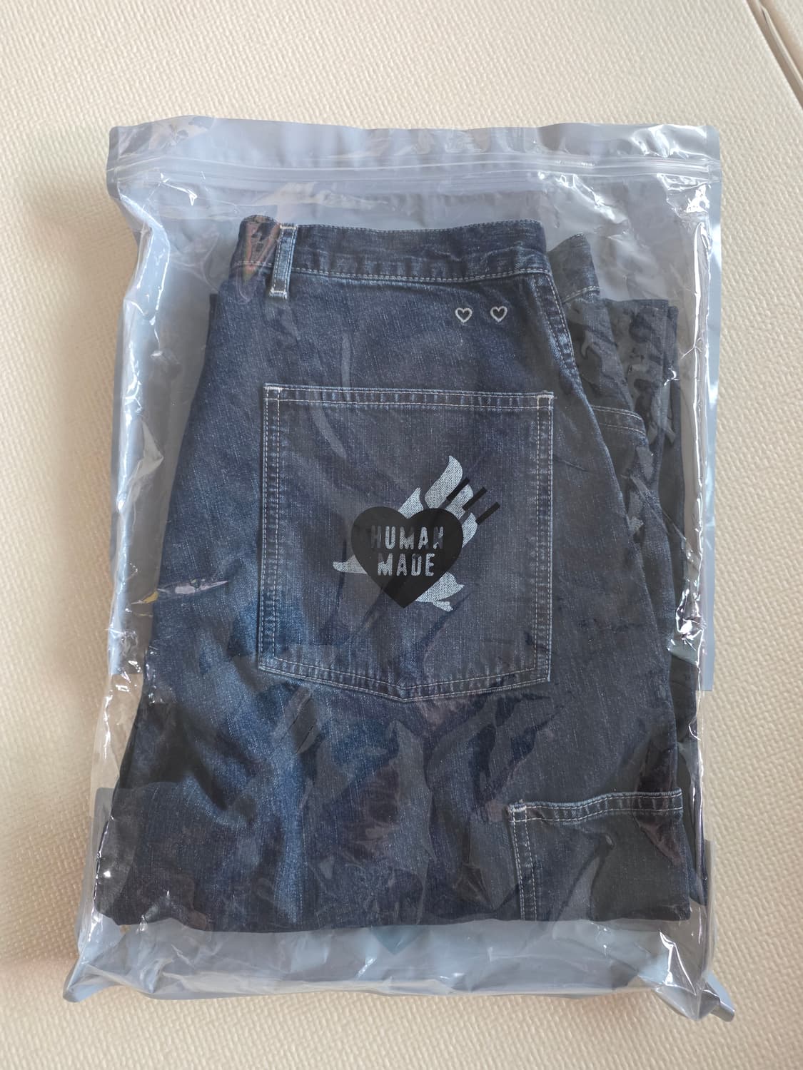 [M] 휴먼 메이드 데님 세일러 팬츠 인디고 상품이미지10