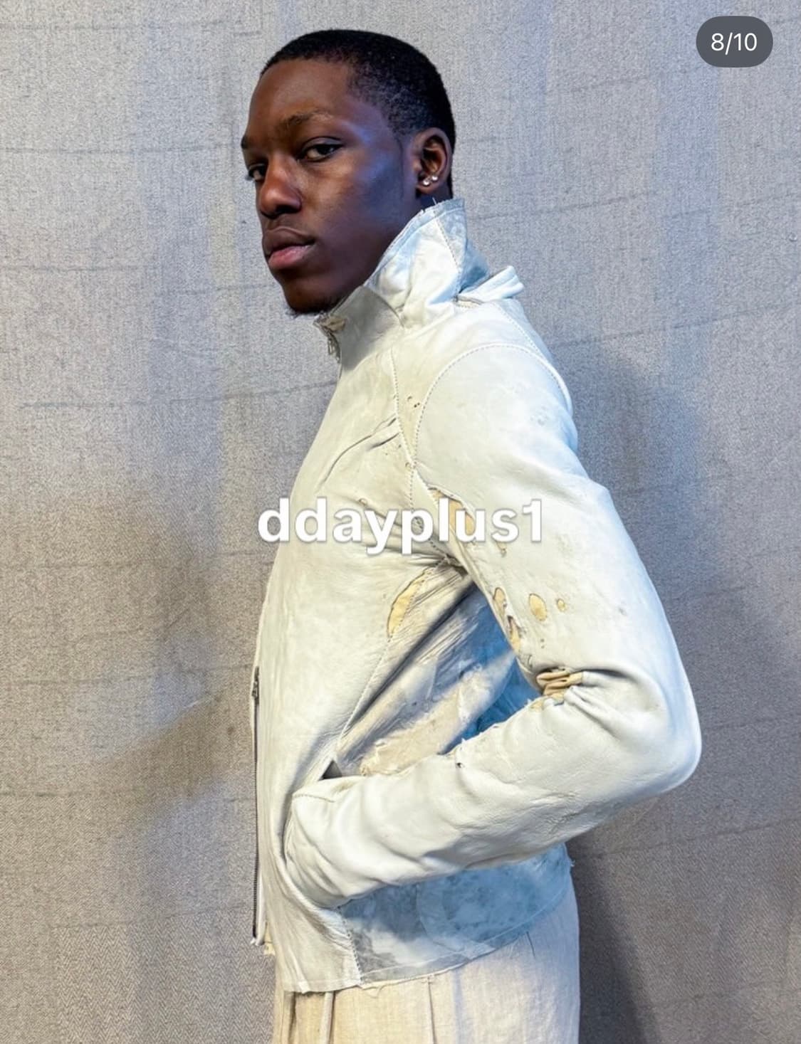 잠바렛 - 24SS 문스타 레더 아크 자켓 상품이미지8