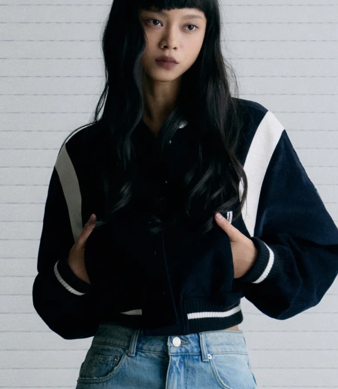 레더리 코듀로이 바시티 테디 자켓 상품이미지4