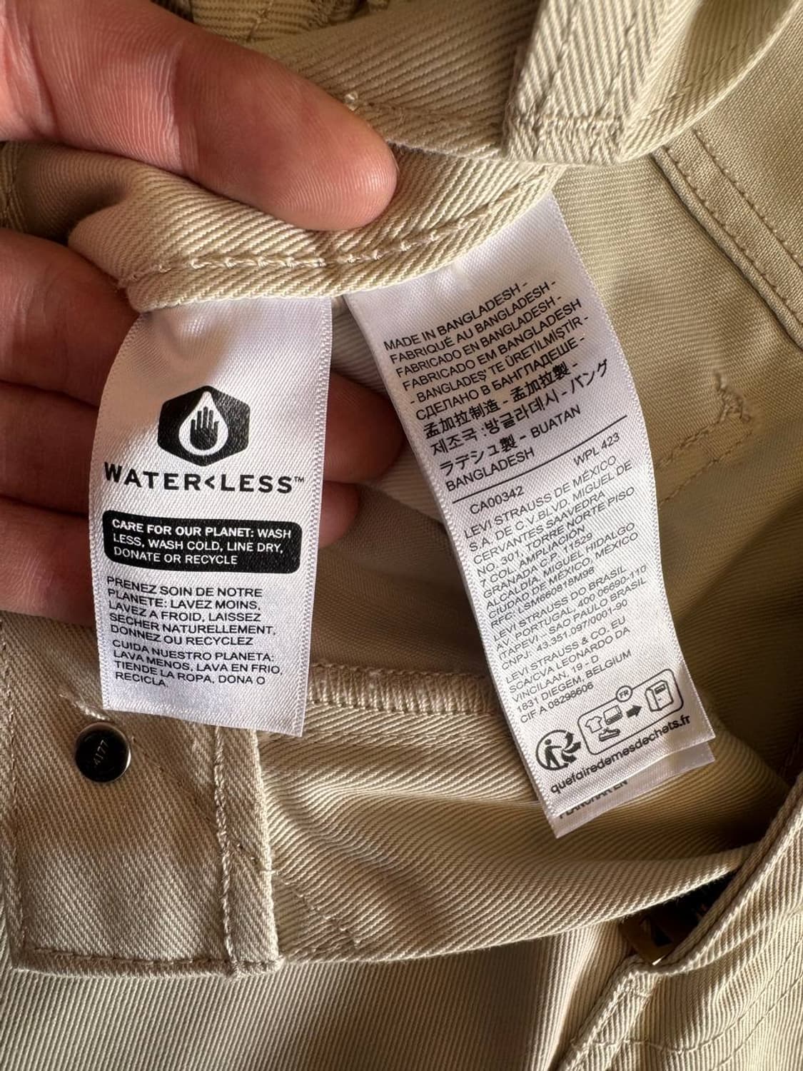 리바이스 부츠컷 코튼팬츠 (28) 상품이미지5