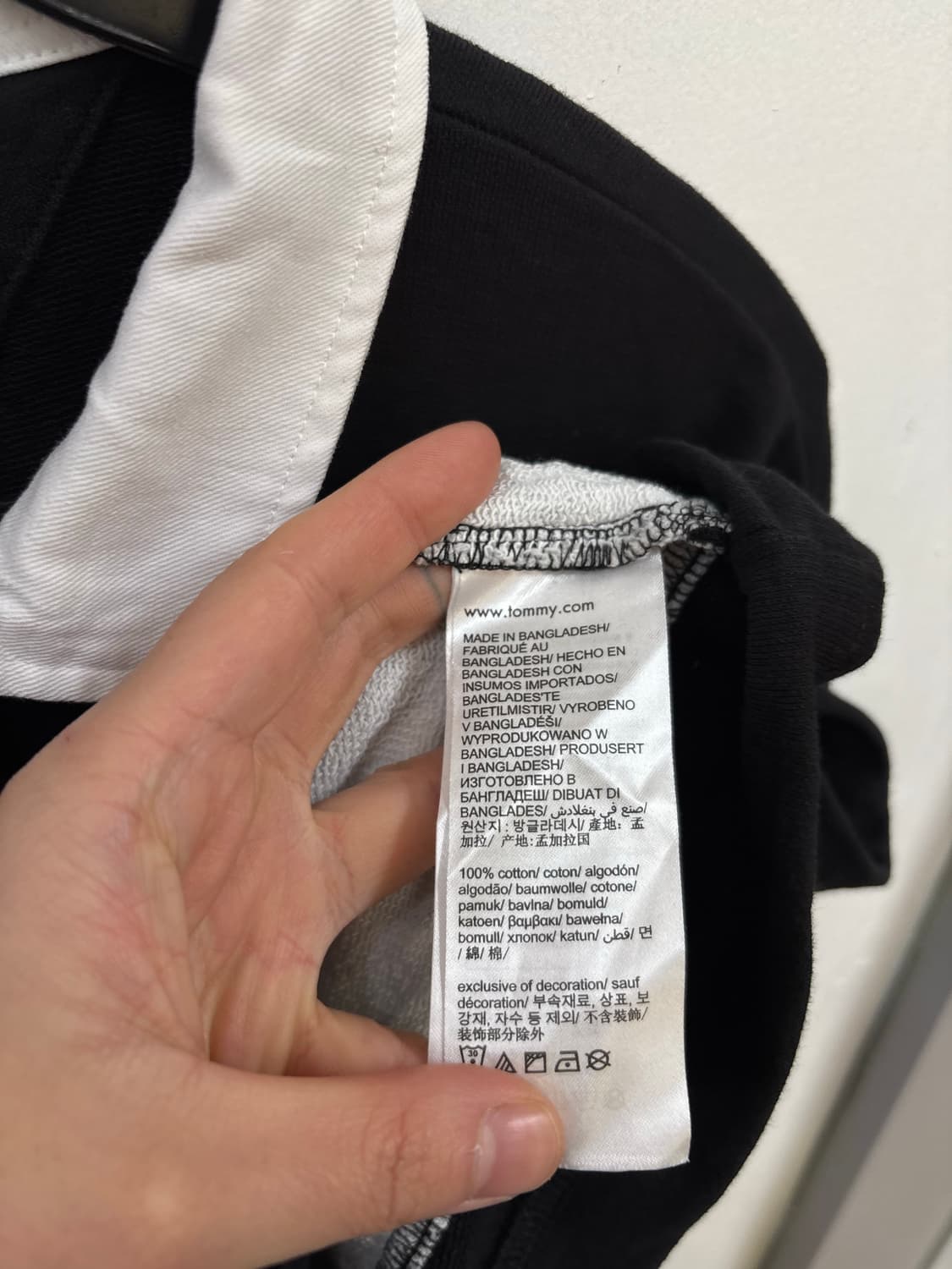 타미힐피거 카라 크롭 티셔츠 상품이미지6