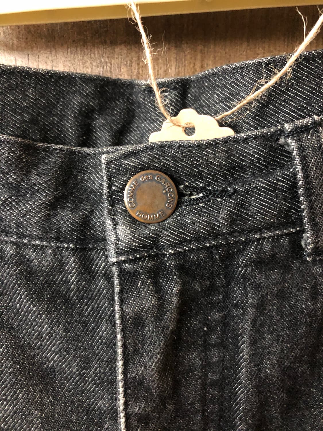 Comme des garcons homme 블랙 워싱 데님 S 상품이미지6