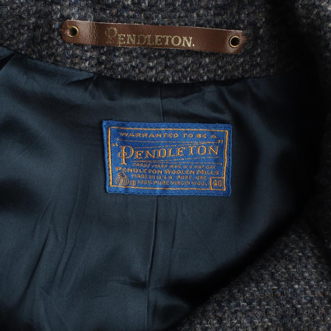 펜들턴 팬들턴 USA 미국발 빈티지 체크 코트 남성 40 상품이미지6