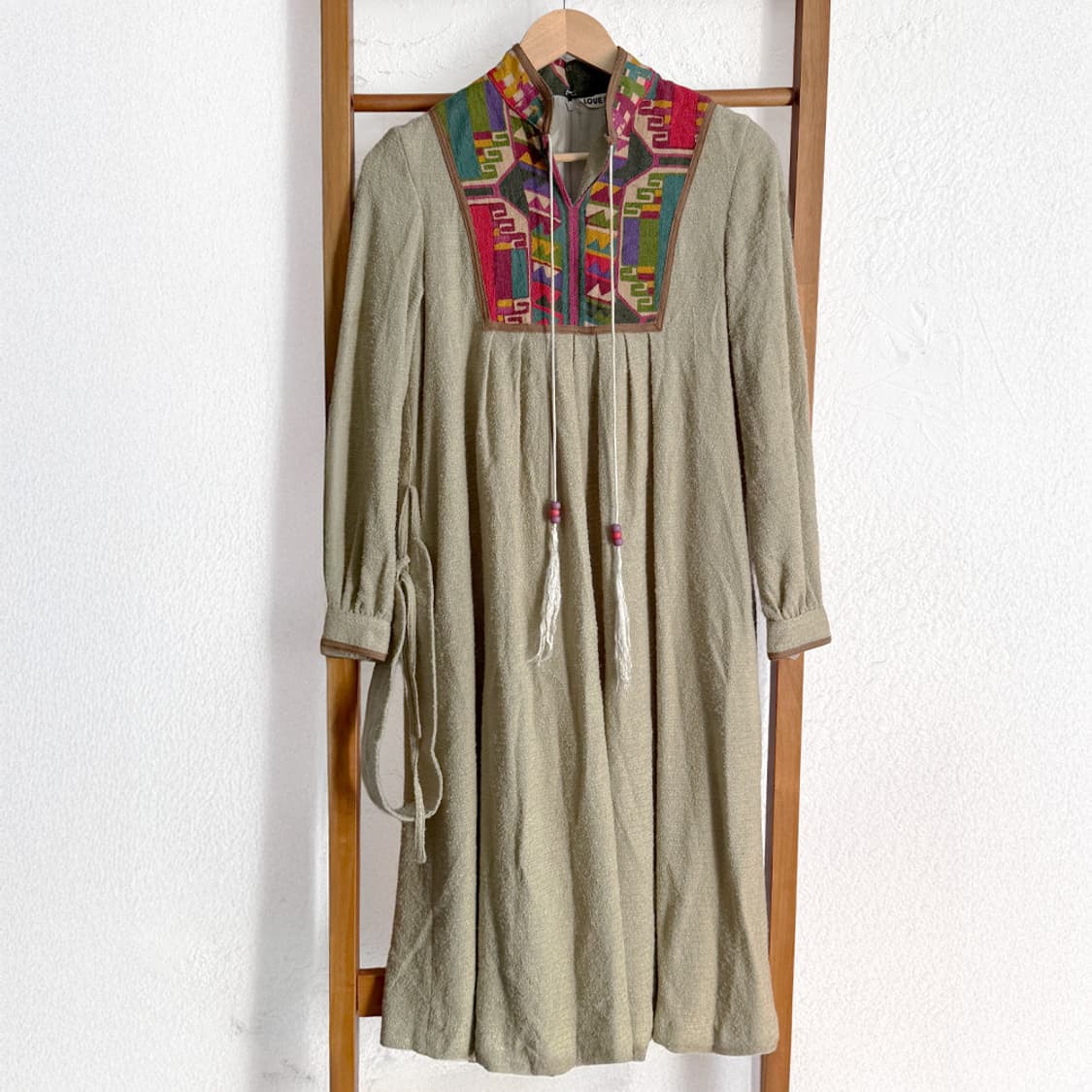 초원의 자수 유목 원피스 상품이미지1