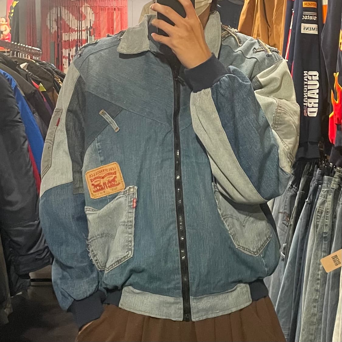 [IM] 리바이스 리메이크 데님 카라 자켓 상품이미지1