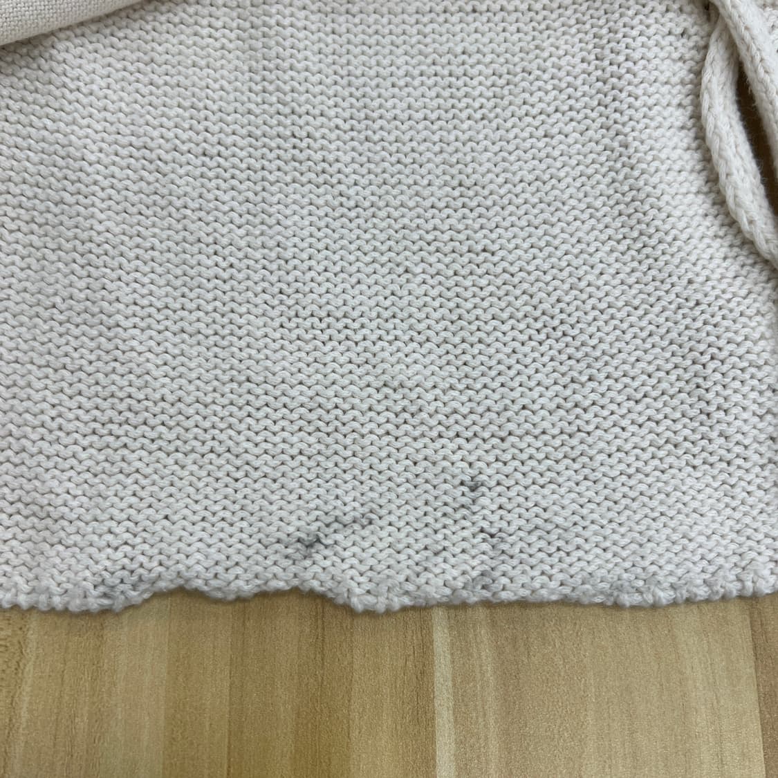 이세이미야케 플랜테이션 아이보리 니트 가디건 M 상품이미지9