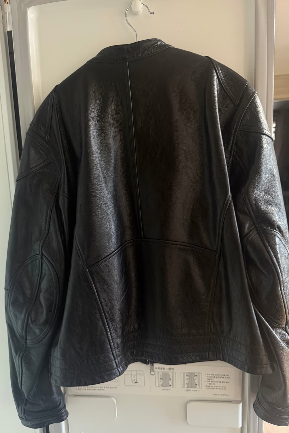 애프터프레이 메버릭스 모터사이클 레더 재킷 블랙 s 상품이미지3