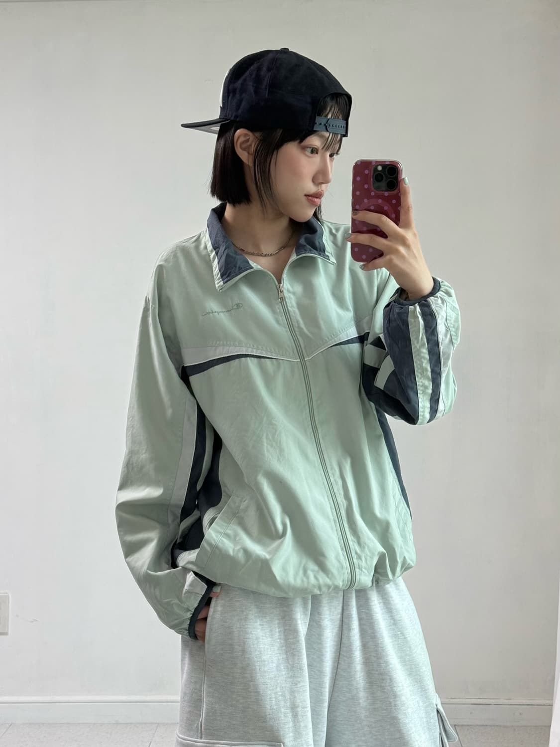 챔피온 피스타치오 바람막이 상품이미지3