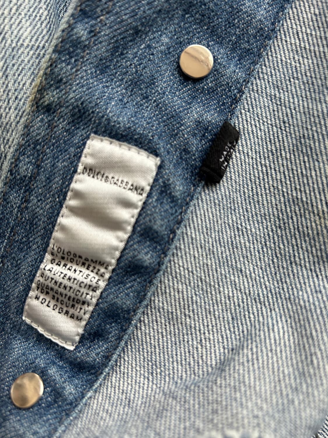 04AW Dolce&gabbana Denim jacket 상품이미지6