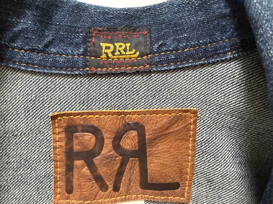 RRL Lee101j 셀비지 카우보이 데님자켓 상품이미지2