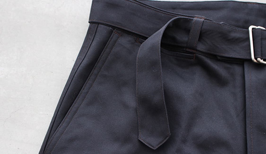 캡틴선샤인 벨티드 워크 트라우저 상품이미지4