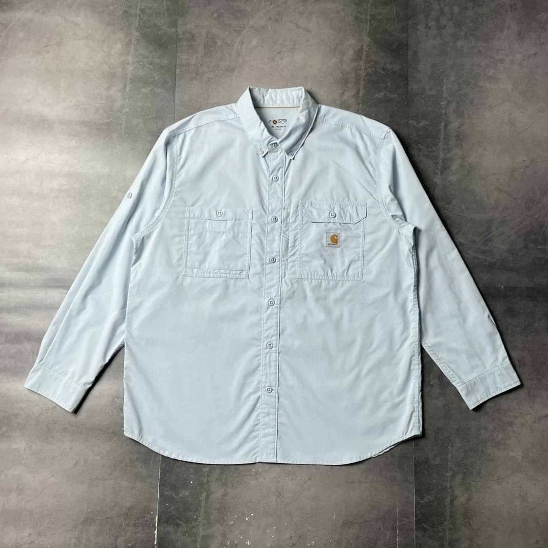 CARHARTT 칼하트 라이트블루 워크 셔츠 A00970 상품이미지1