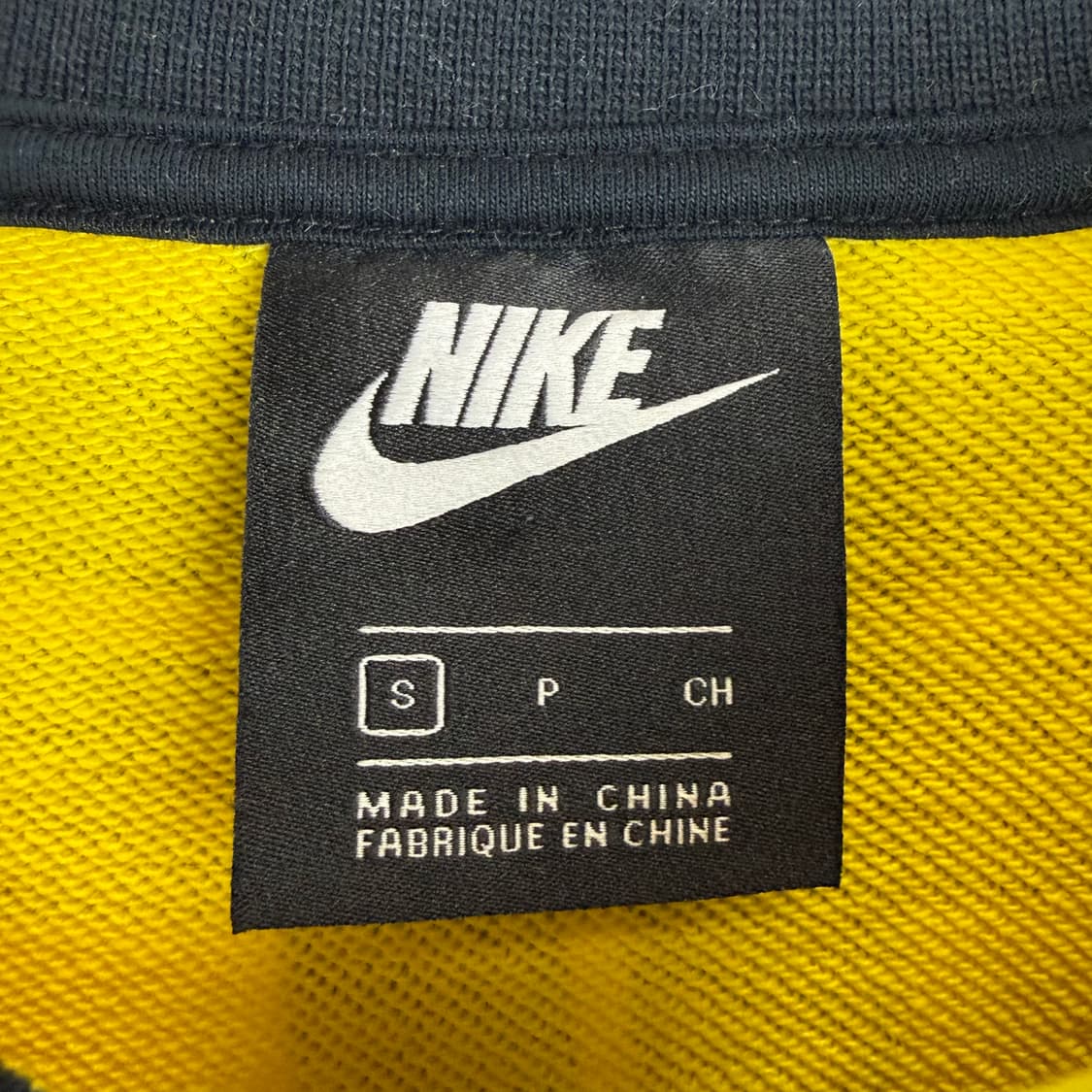 (S) 나이키 우먼스 체크 패턴 맨투맨 상품이미지3