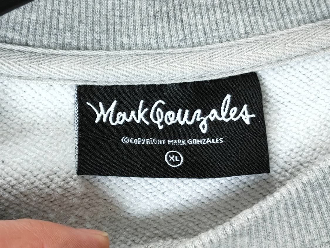 MARK GONZALES 마크곤잘레스 오버핏 그레이맨투맨 상품이미지4