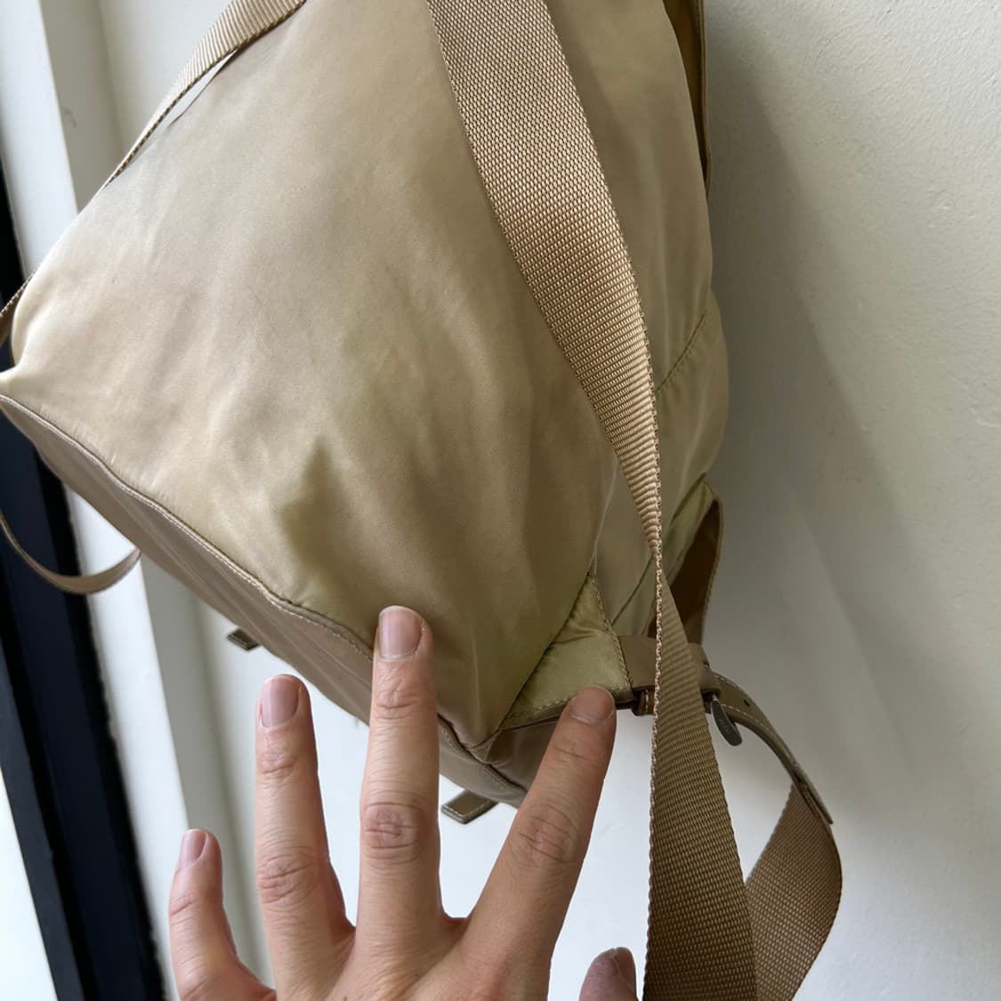 16267 - 프라다 나일론 베이지 백팩 상품이미지8