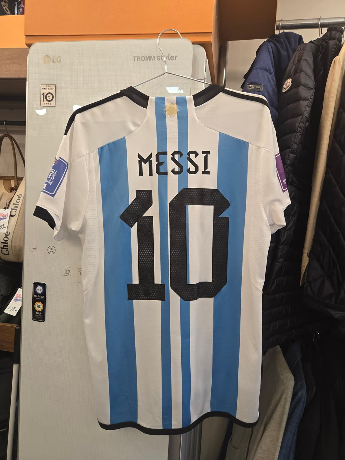 [쿨거환영]아르헨티나 월드컵 우승 3스타 어센틱유니폼 (메시 10) 상품이미지2