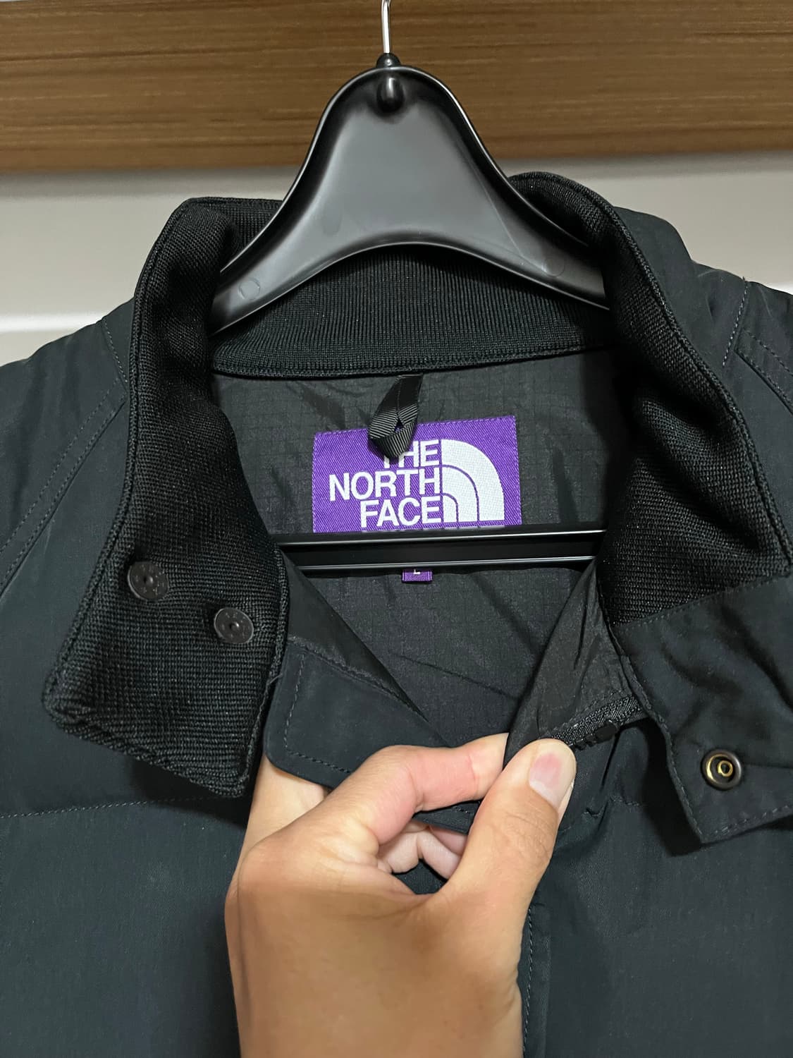 노스페이스 퍼플라벨 블랙 패딩L 상품이미지6