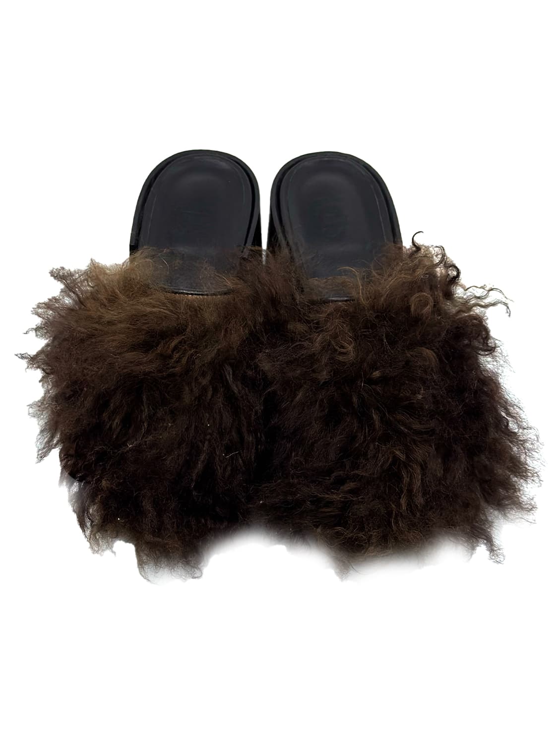 Ray Beams RBSl Fur Platform Sandals/ 38 상품이미지3