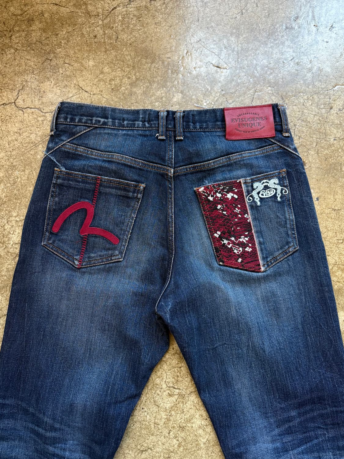 14년도 EVISU 슬림 스트레이트 데님 상품이미지6