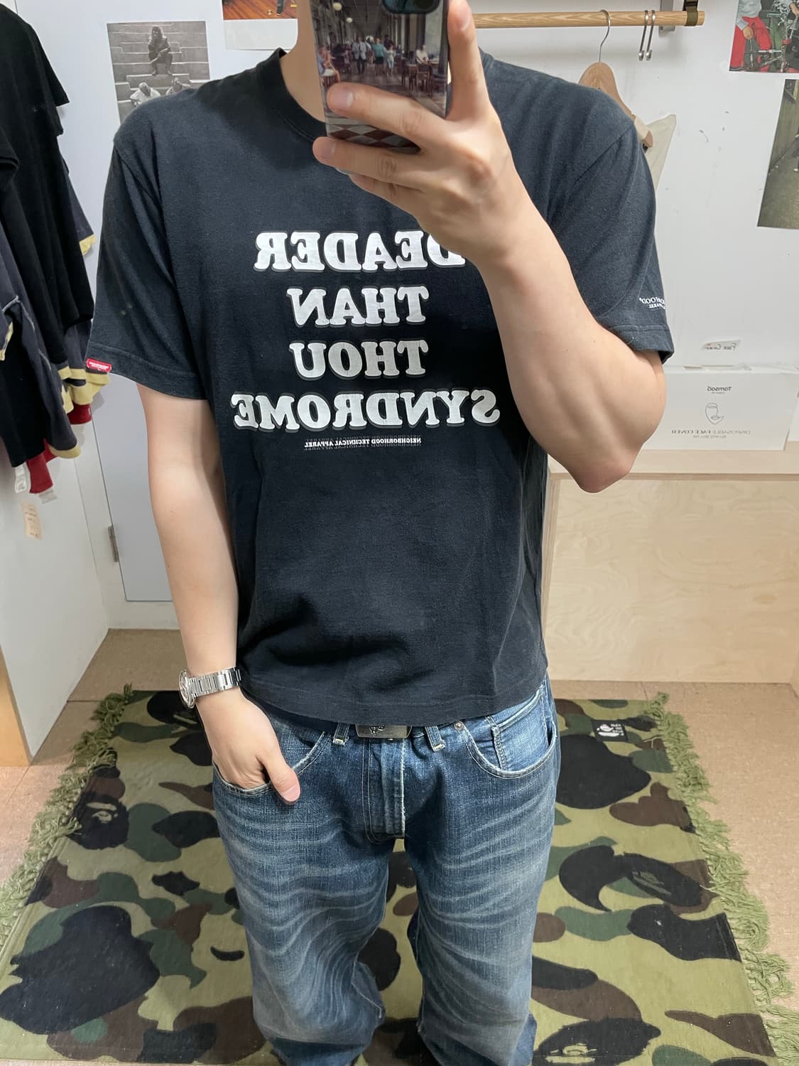 네이버후드 반팔 티셔츠 (S) 상품이미지9