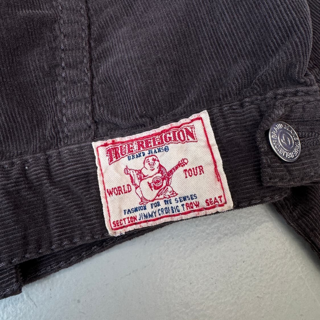 트루릴리전 Y2K 크롭 코듀로이 자켓 상품이미지7