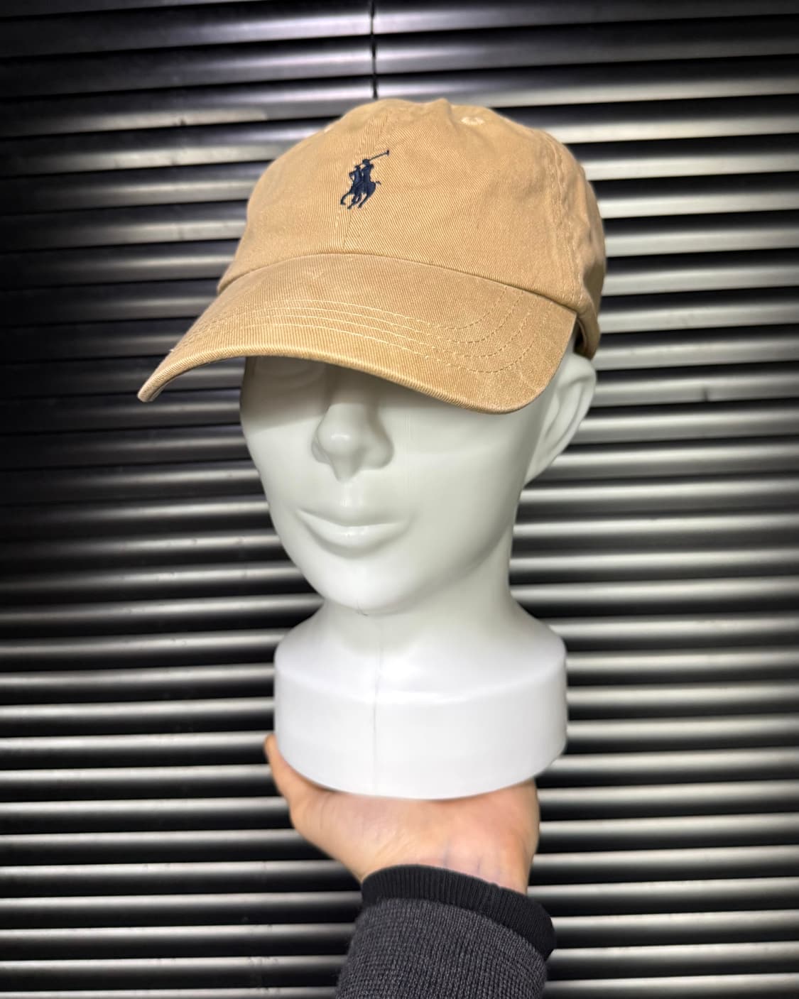 폴로 랄프로렌 면 코튼 베이지 카멜 치노 모자 볼캡 클래식 포니 베이스볼 상품이미지1