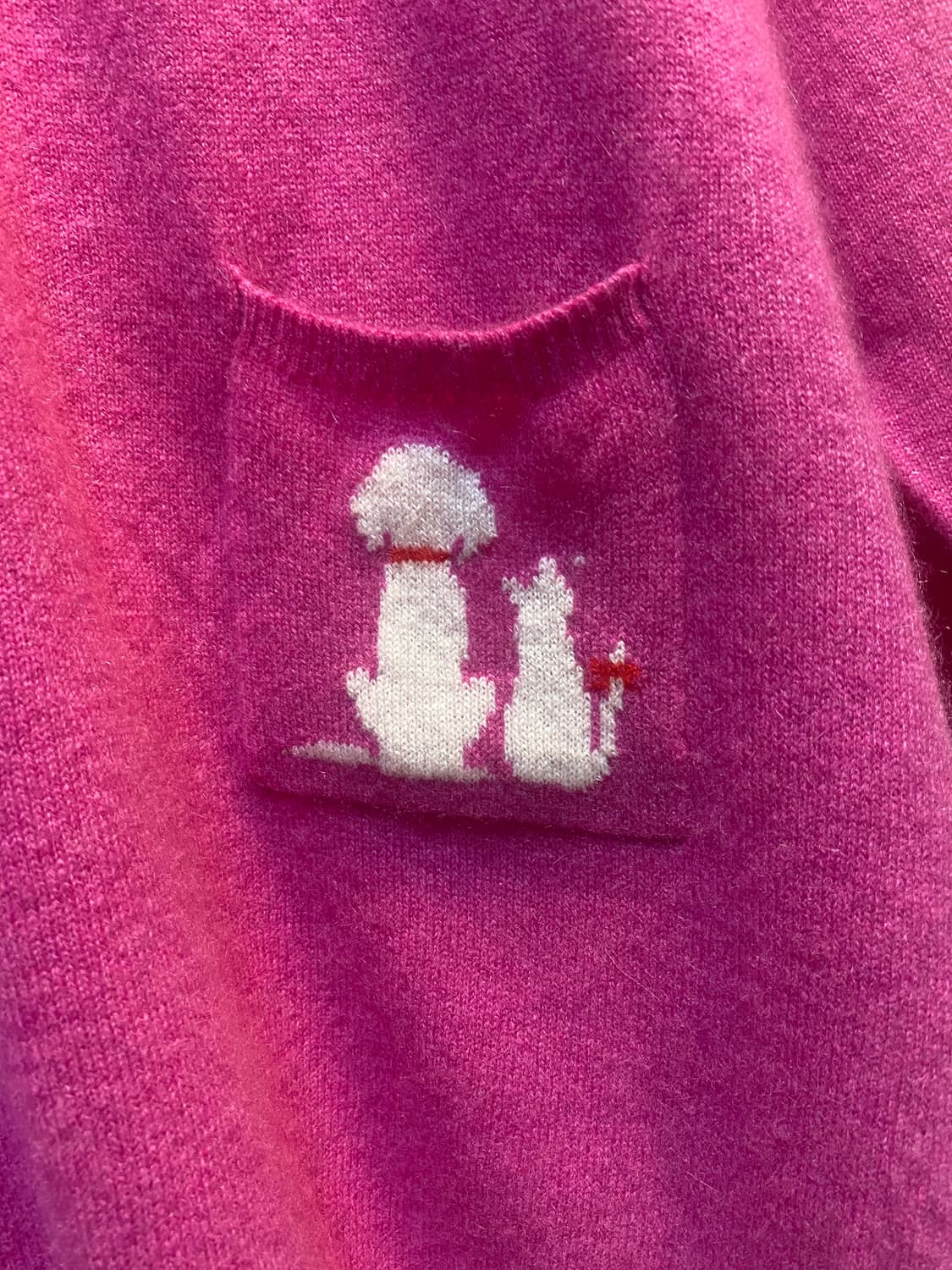 캐시미어100 귀요미 산책니트 원피스 상품이미지2