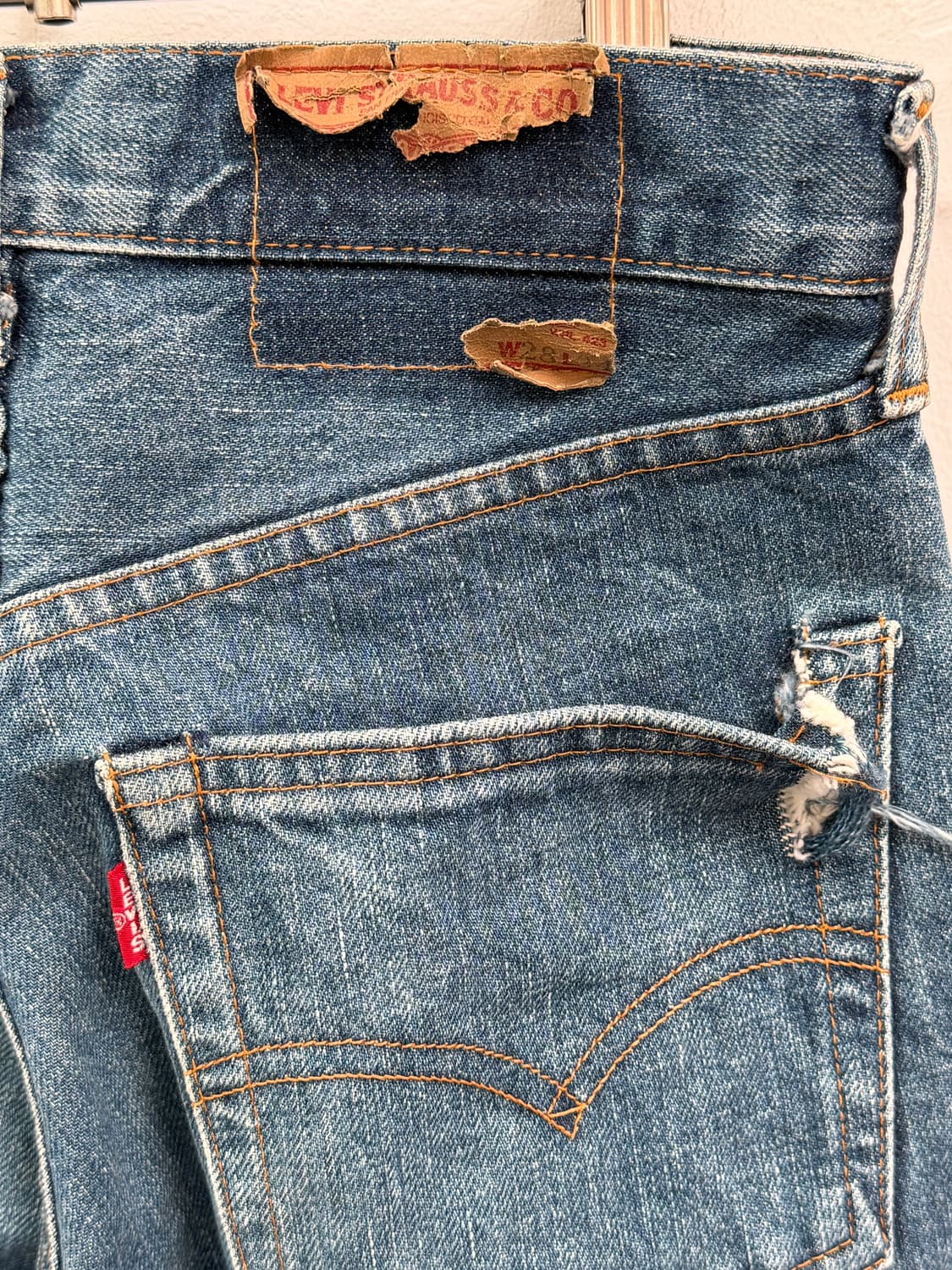 Levis 502XX 리바이스 빅E 셀비지 스트레이트 레그 진 28x34 상품이미지8