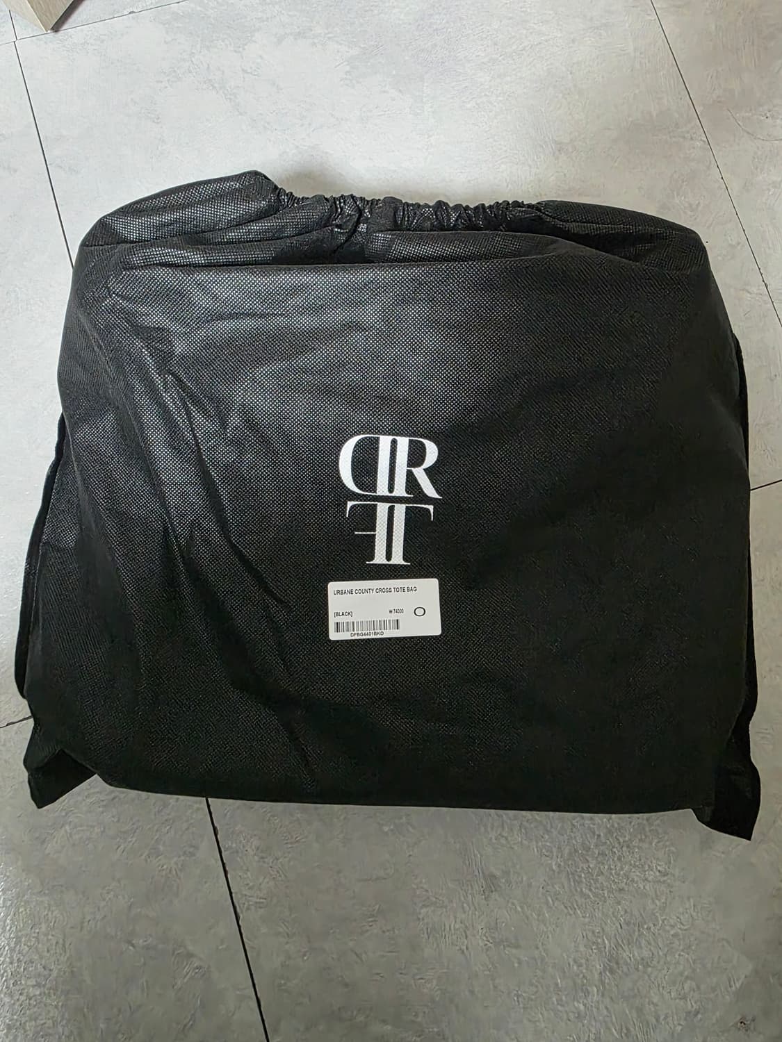 [미개봉 새상품] 드로우핏 어베인 카운티 크로스 토트백 블랙 상품이미지8