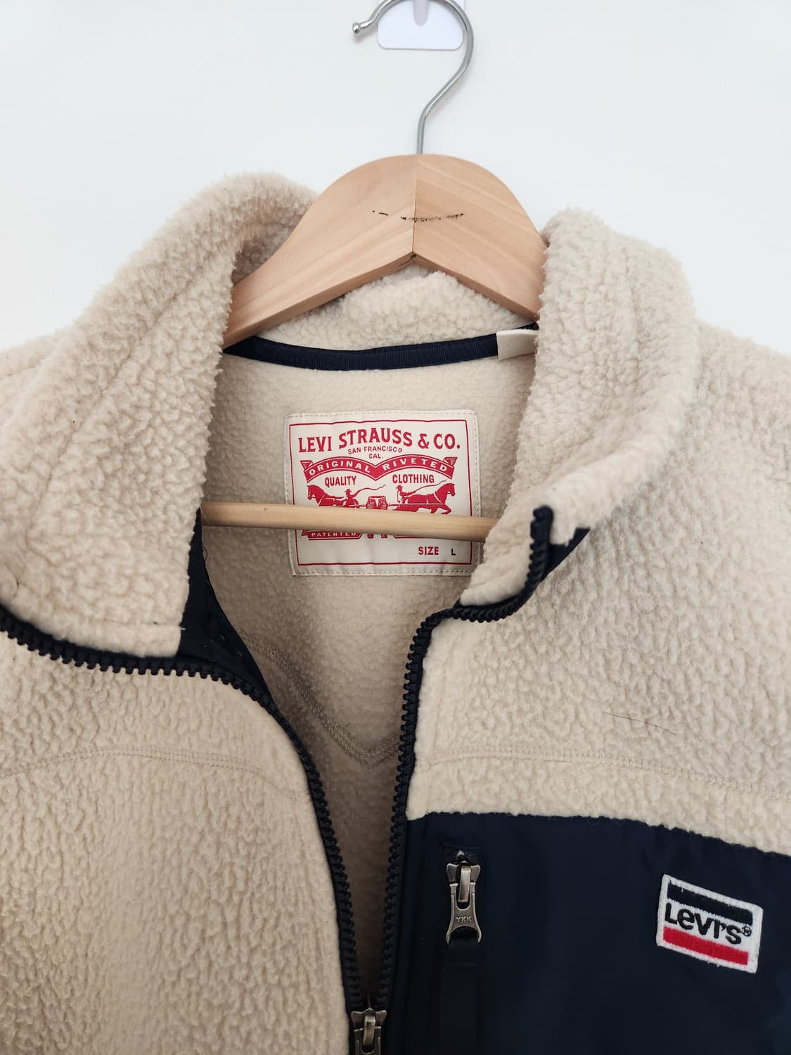 남자 리바이스 후리스 조끼 L 상품이미지2