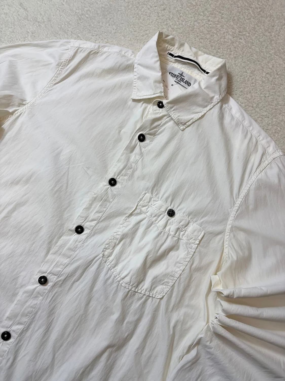 스톤아일랜드 00's 피그먼트다잉 화이트 셔츠 pn6169 상품이미지2