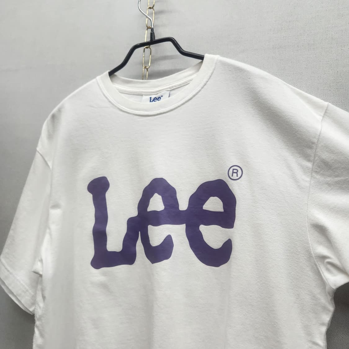 Lee 리 빅로고 프린팅 크롭 오버핏 반팔 S(M~L) 상품이미지3