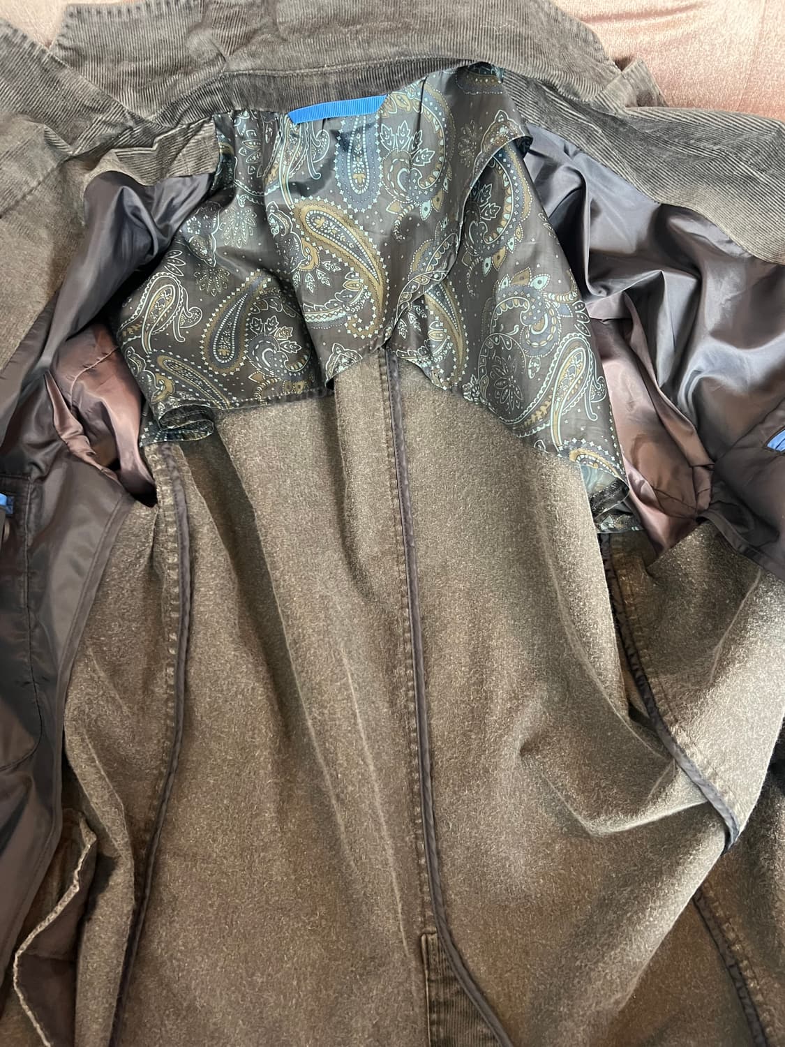 헨리코튼 남성 카키 코듀로이자켓  상품이미지4