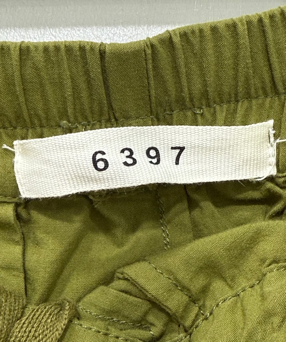 6397 올리브 카고 와이드 쇼츠 XS 상품이미지7
