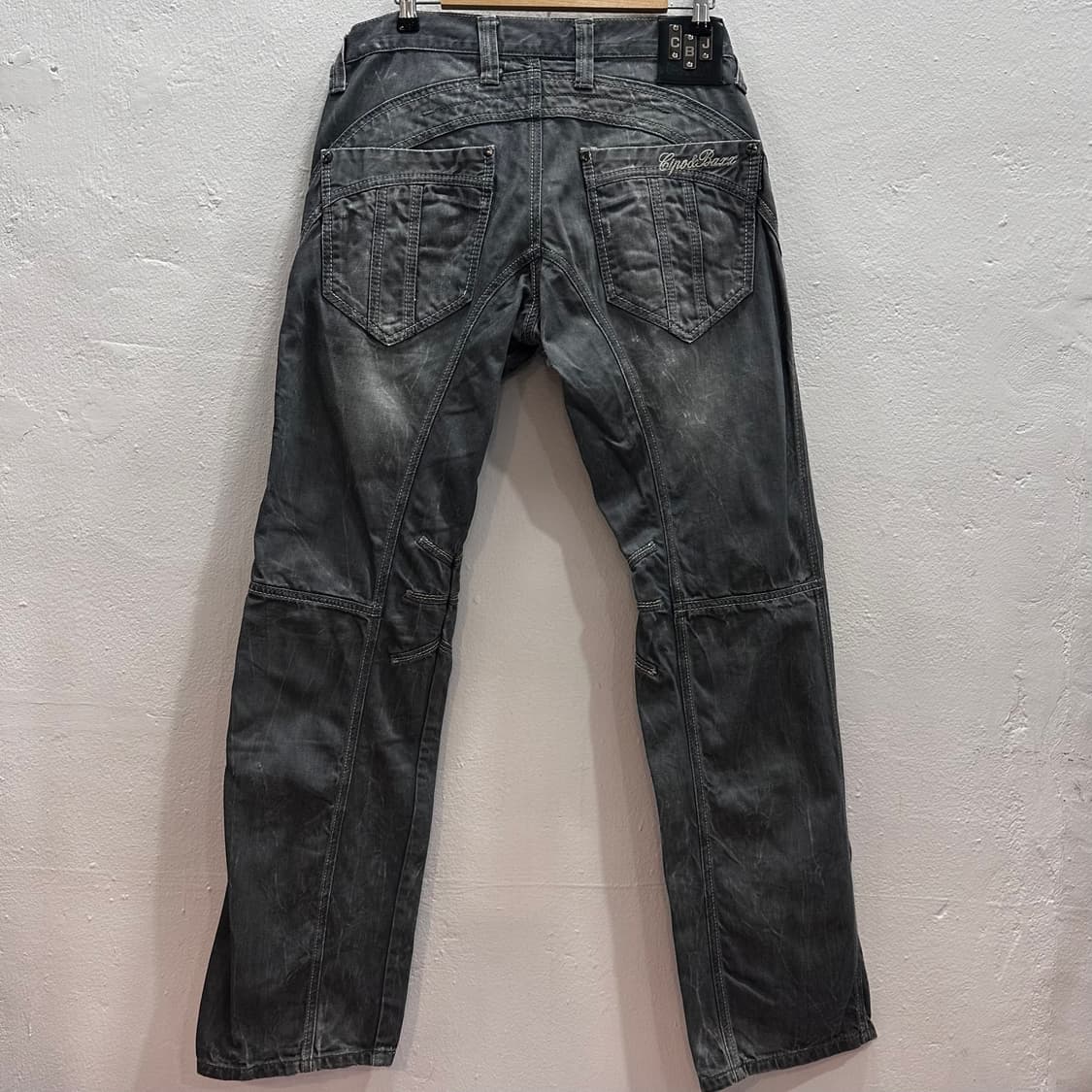 Cipo&Baxx y2k 그레이 워시드 데님 팬츠36 상품이미지9
