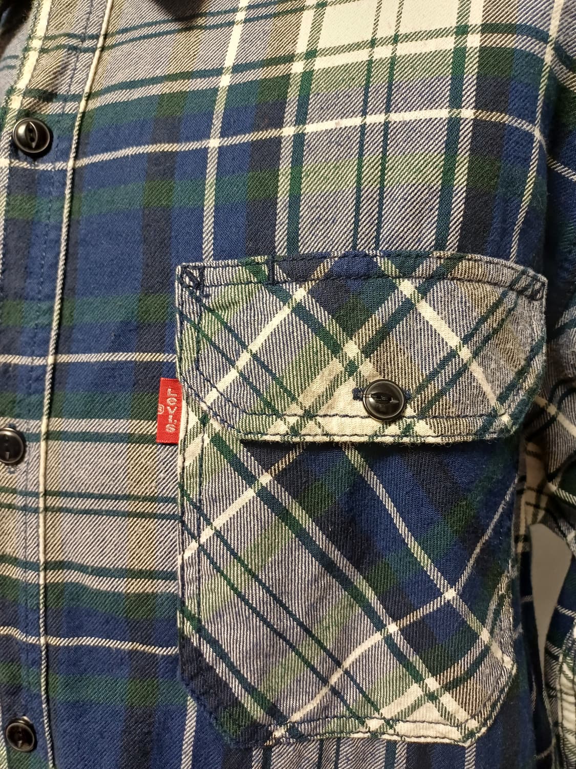 리바이스 레드탭 웨스턴 체크 셔츠/일본판 상품이미지5