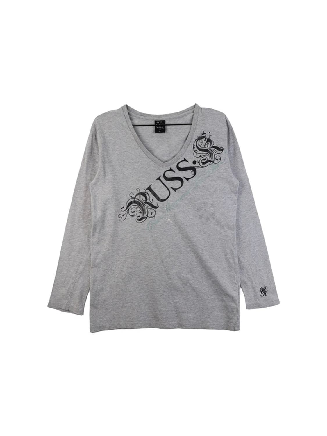 RUSS.K 프린팅 그레이 롱슬리브 상품이미지4
